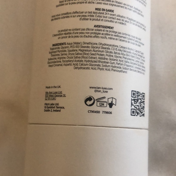 Tan-Luxe The Creme Advanced Hydration Self Tan Facial Creme Sealed 65ml NIB - Picture 13 of 14